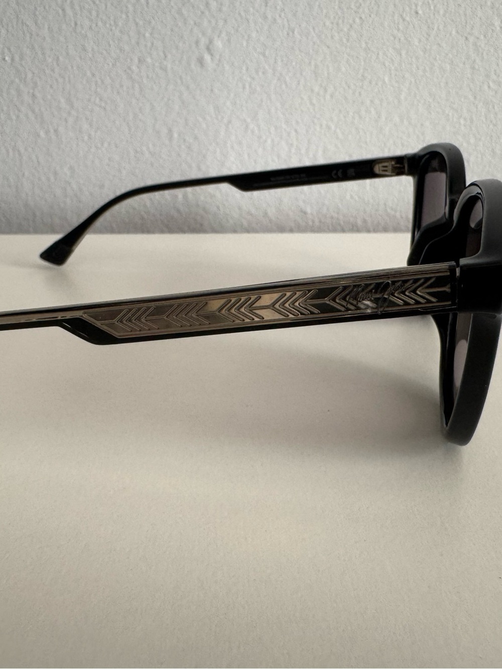 Maui Jim Ku‘ikahi AF STG-SG Polarized Sunglasses Black / Gray 55mm Made in Italy - Picture 7 of 12